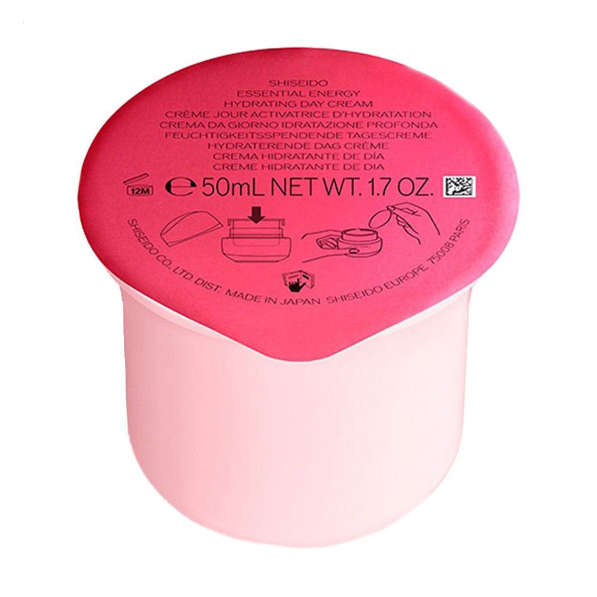 Зволожувальний денний крем для обличчя Shiseido Essential Energy Moisture Activating Day Cream SPF20, 50 мл (змінний блок)